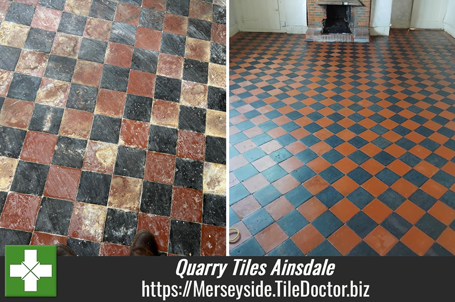 Quarry Tiled Floor Renovation Ainsdale