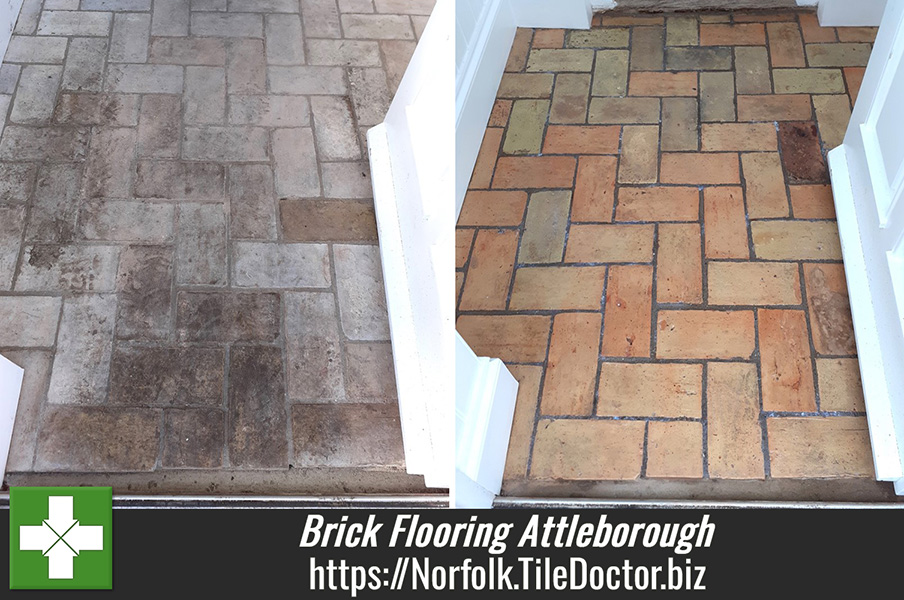 Norfolk Clay Brick Porch Floor Renovation Attleborough