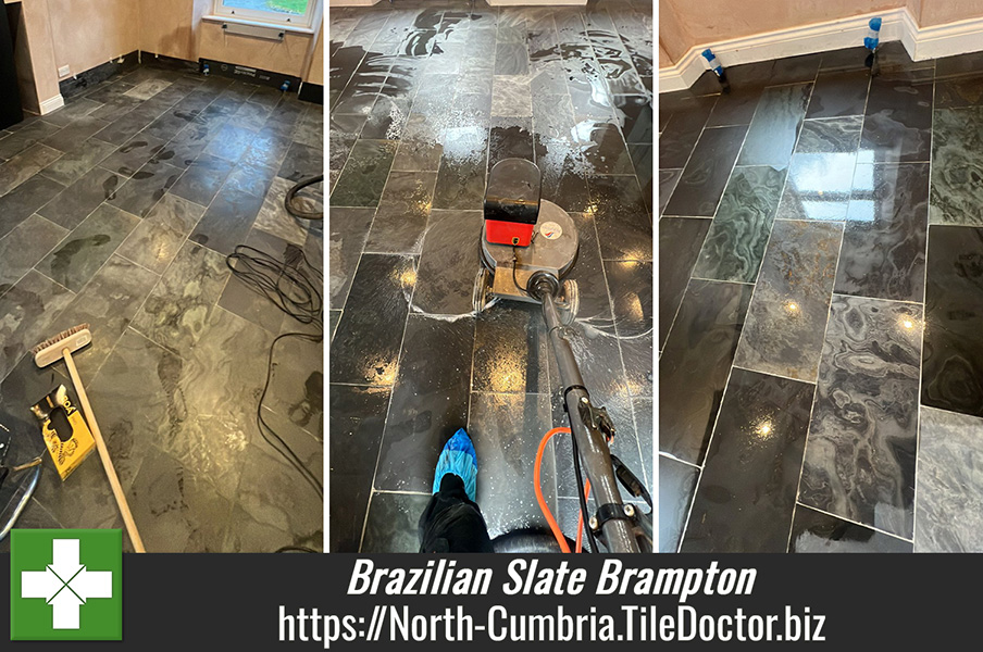 Brazilian Slate Floor Cleaning and Sealing Brampton